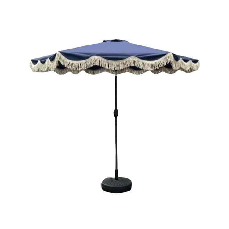 Party Umbrella - Blue w/ Fringe