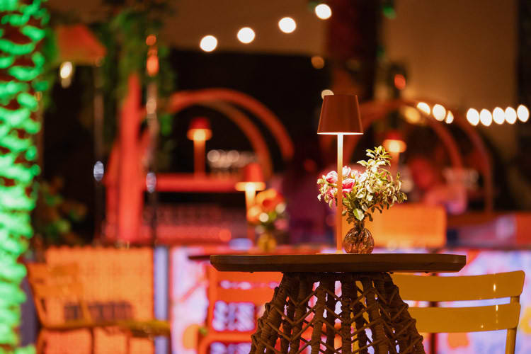 Orange Table Lamp view 5