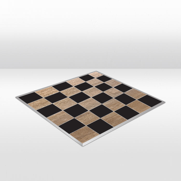 Pasadena Oak Black Checker Dance Floor