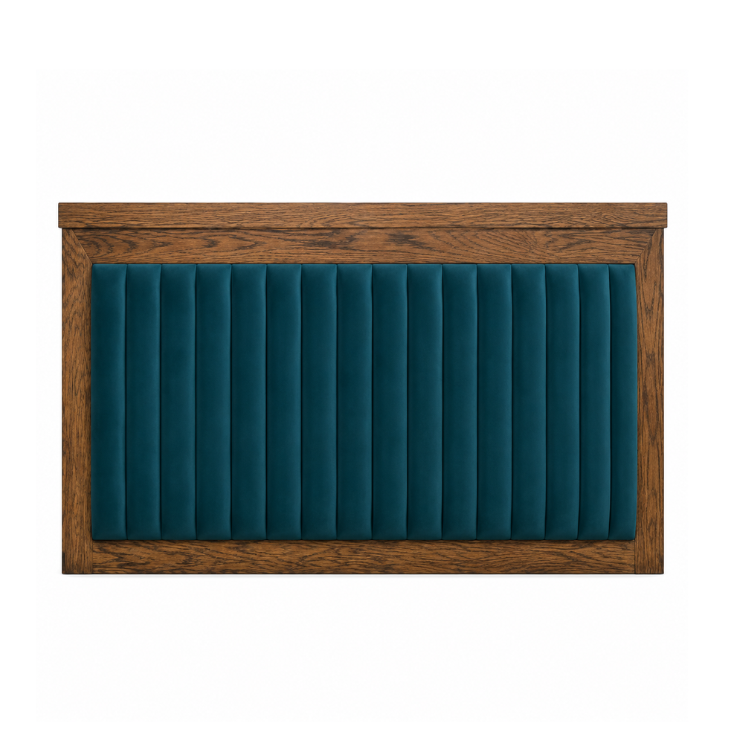 Brooks 6ft Wood - Teal Tufted