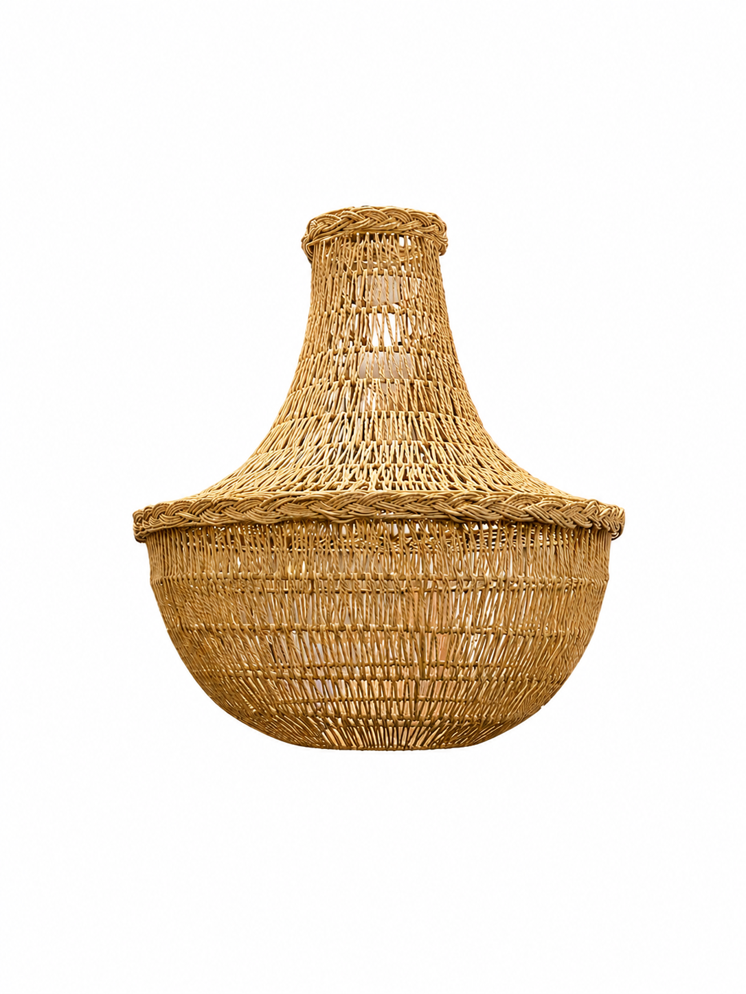 Woven Basket Chandelier