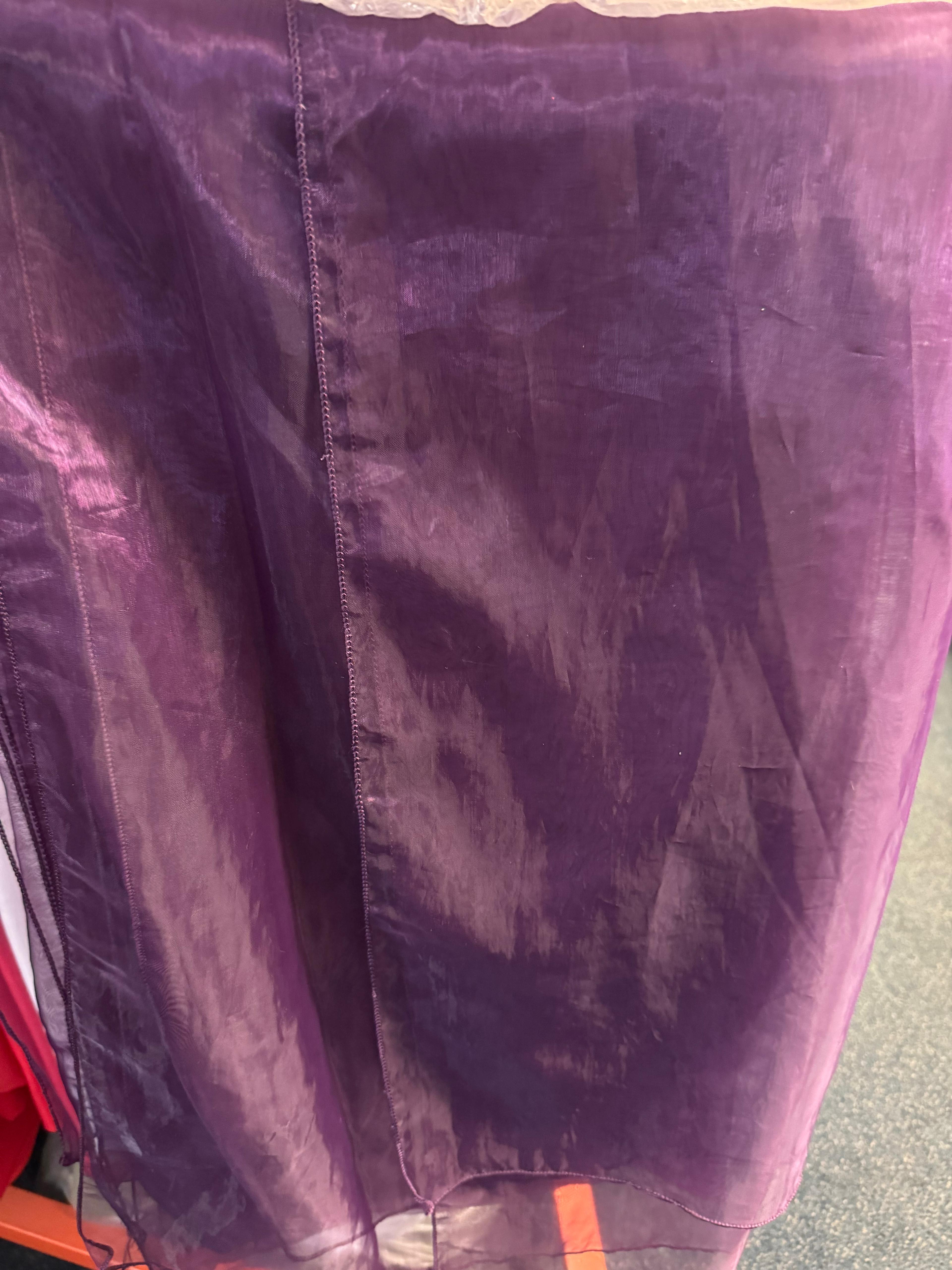 Runner 24"X108" SHEER PURPLE