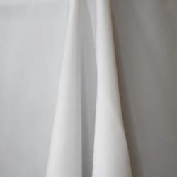 White Poly Drape - 12ft Tall