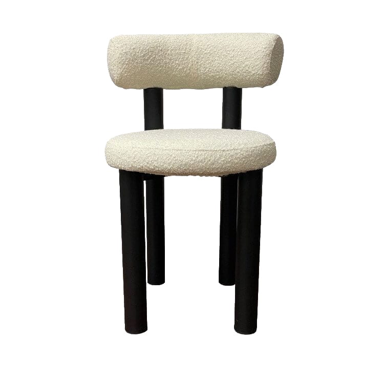 Ava Dining Chair - Ivory Boucle