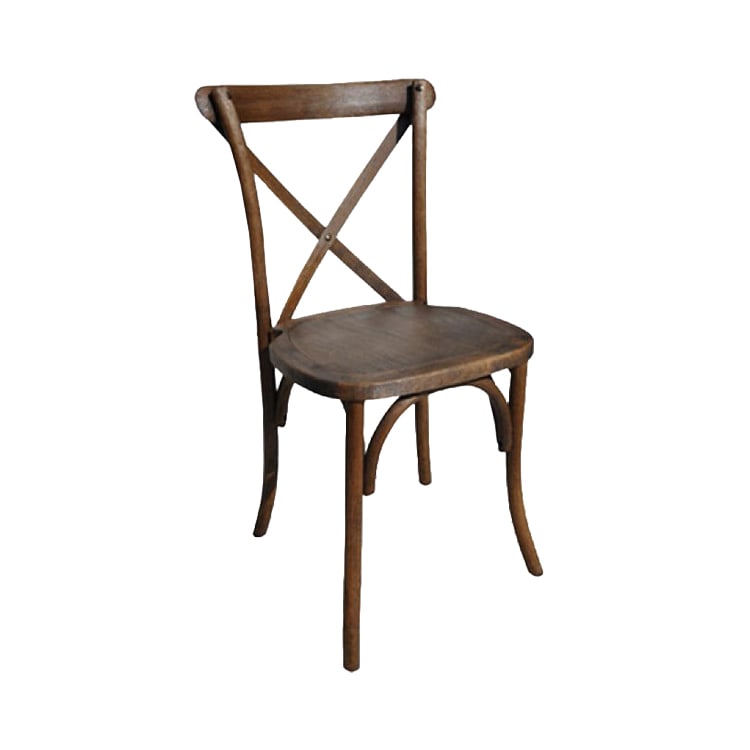 Crossback Dining Chair Antique Brown