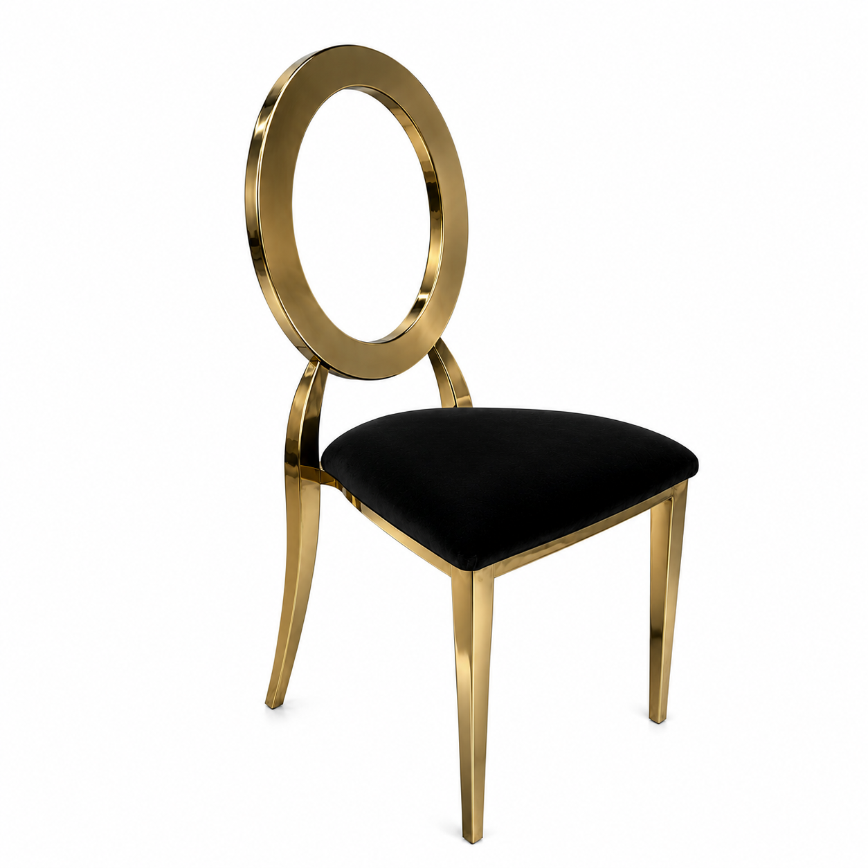 Halo Dining Chair with Black Pads