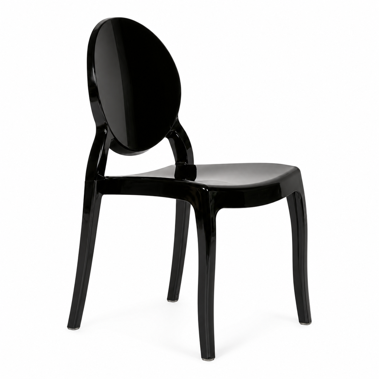 Ghost Dining Chair - Black