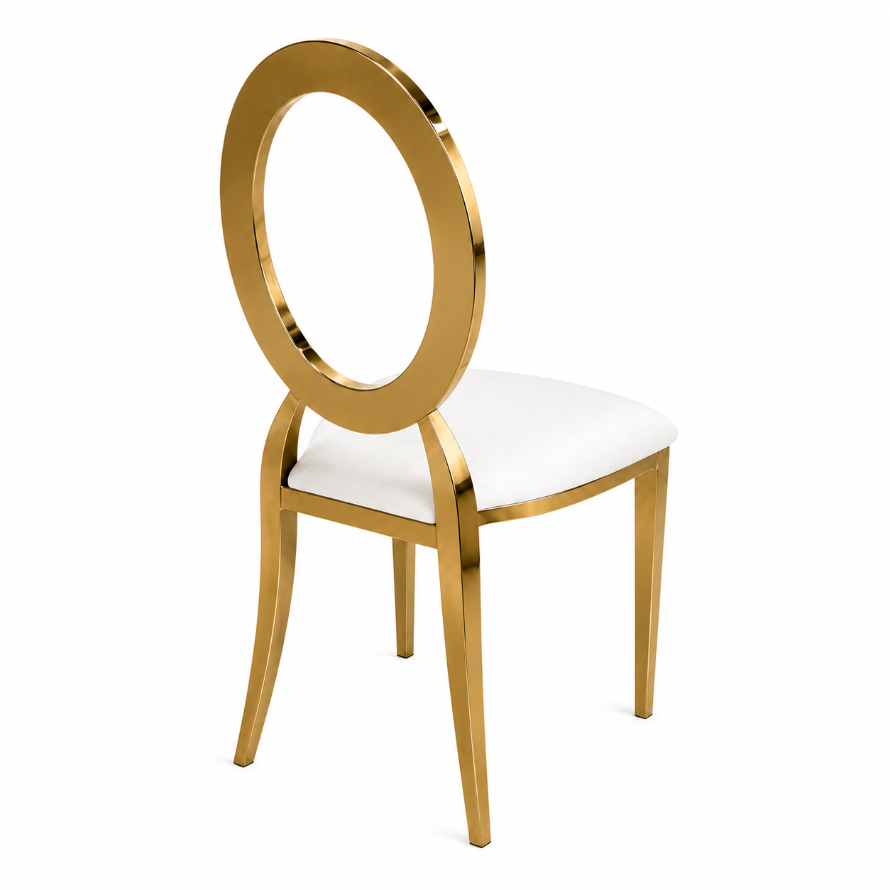 Halo Dining Chair with Ivory Pads view 7