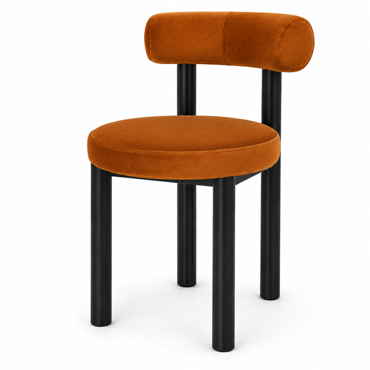 Ava Velvet Dining Chair - Cinnamon view 7