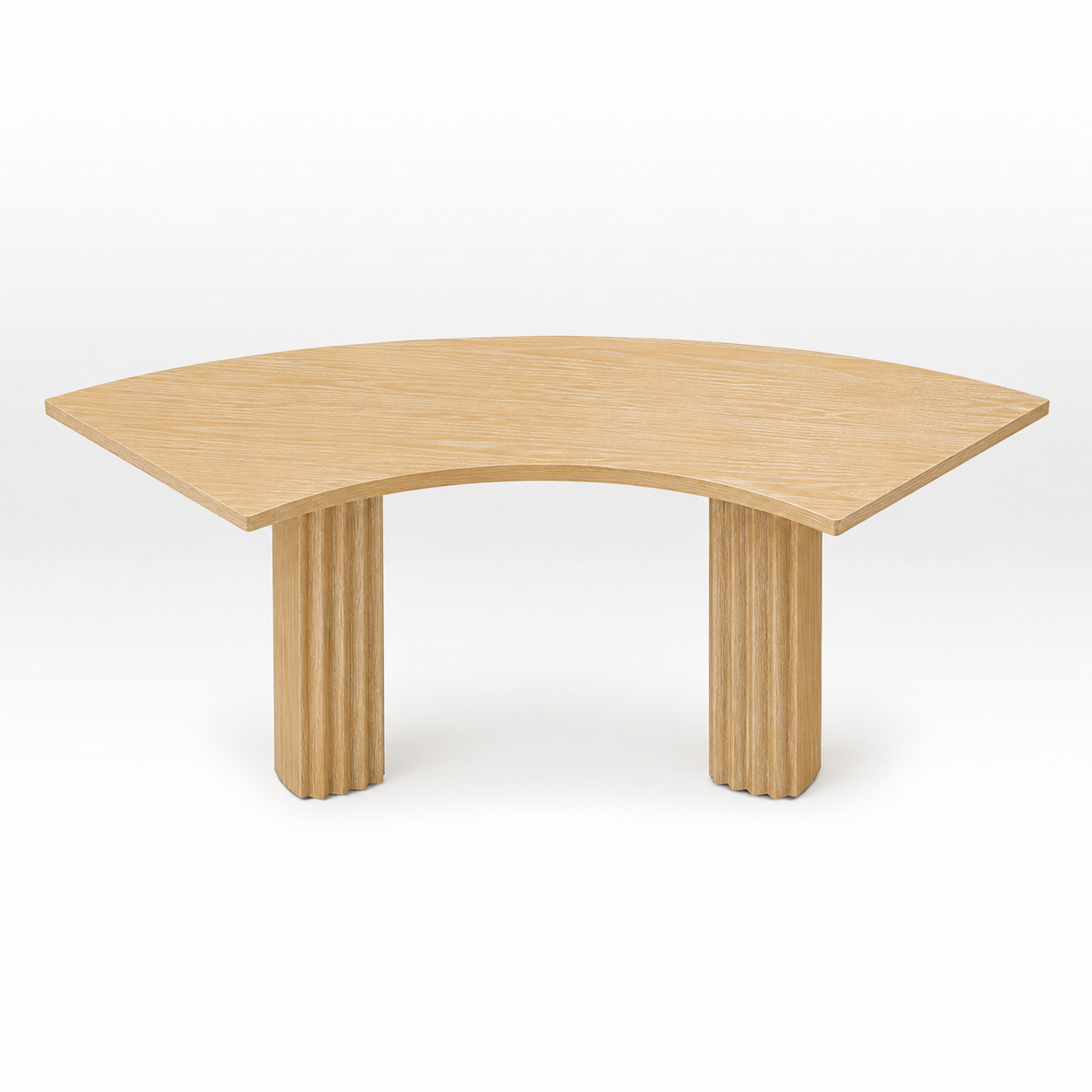 Serpentine Dining Table - Ash