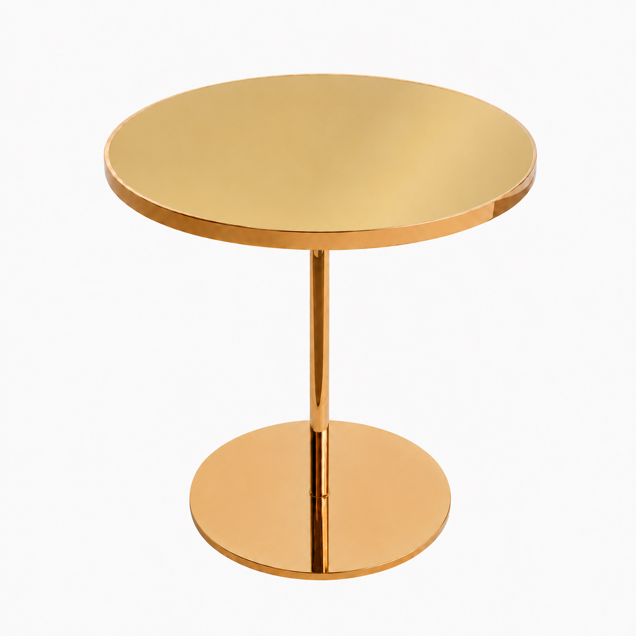 Virtu Gold Bistro Table  / Gold Mirror Top