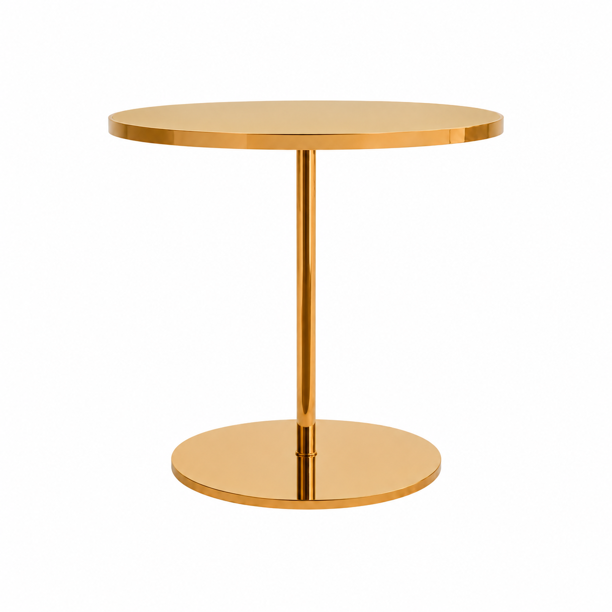 Virtu Gold Bistro Table  / Gold Mirror Top view 3