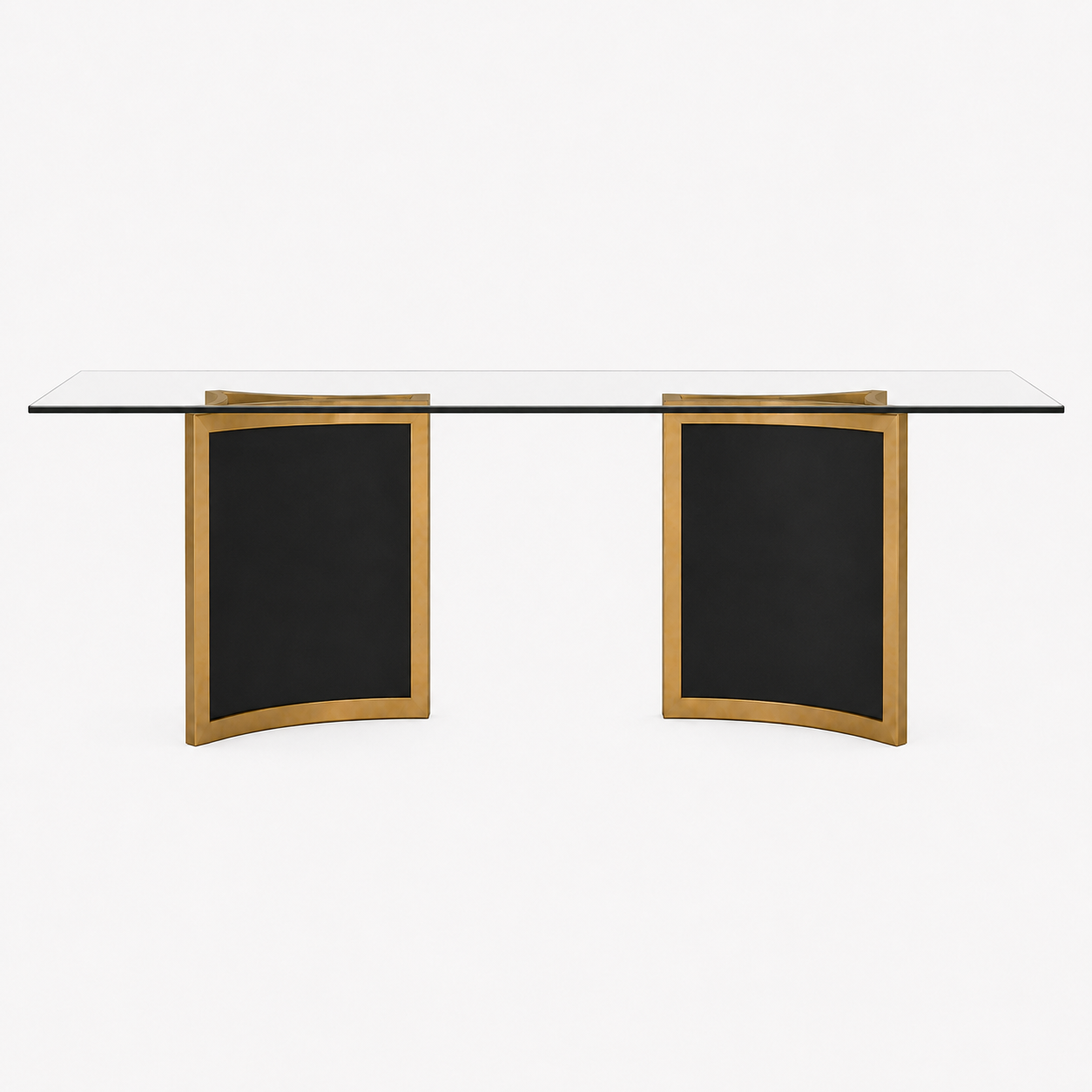 Chelsea Dining Table / Black Matte Inserts view 4