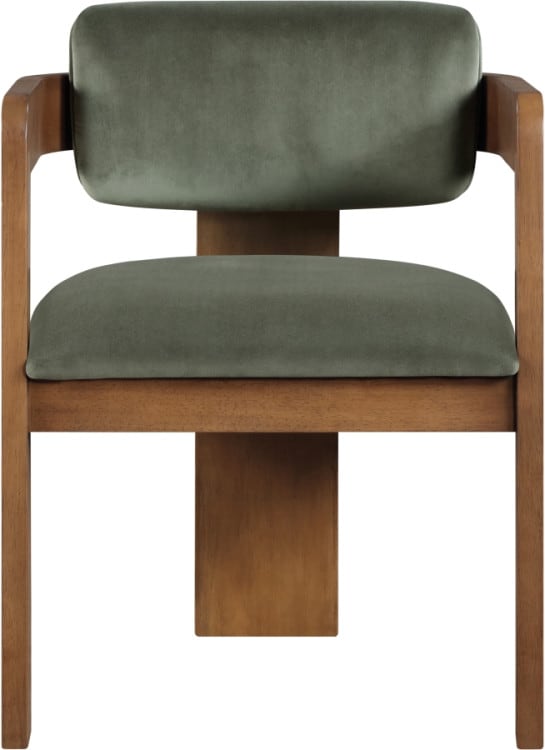 Sacha Green Accent Chair view 2