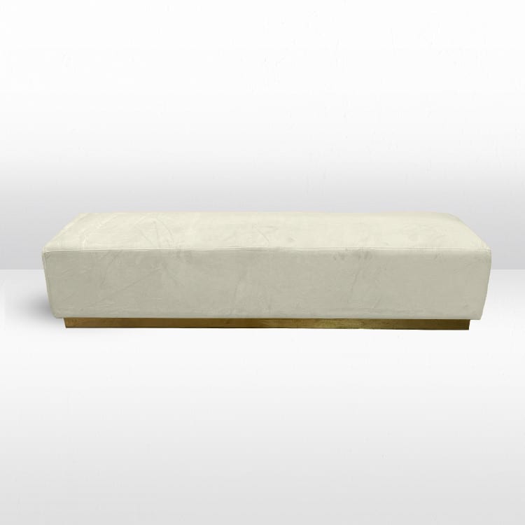 Colette Continental  Bench - Ivory view 2