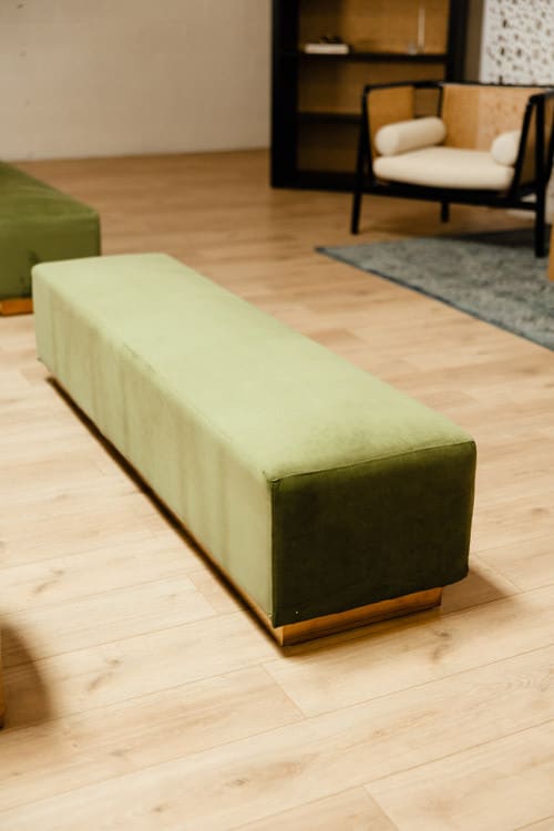 Colette Continental Bench - Moss view 4