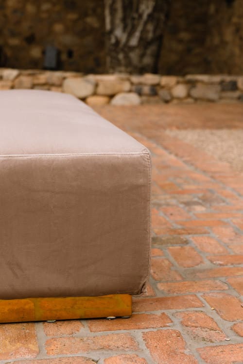 Colette Continental Bench - Pewter view 3