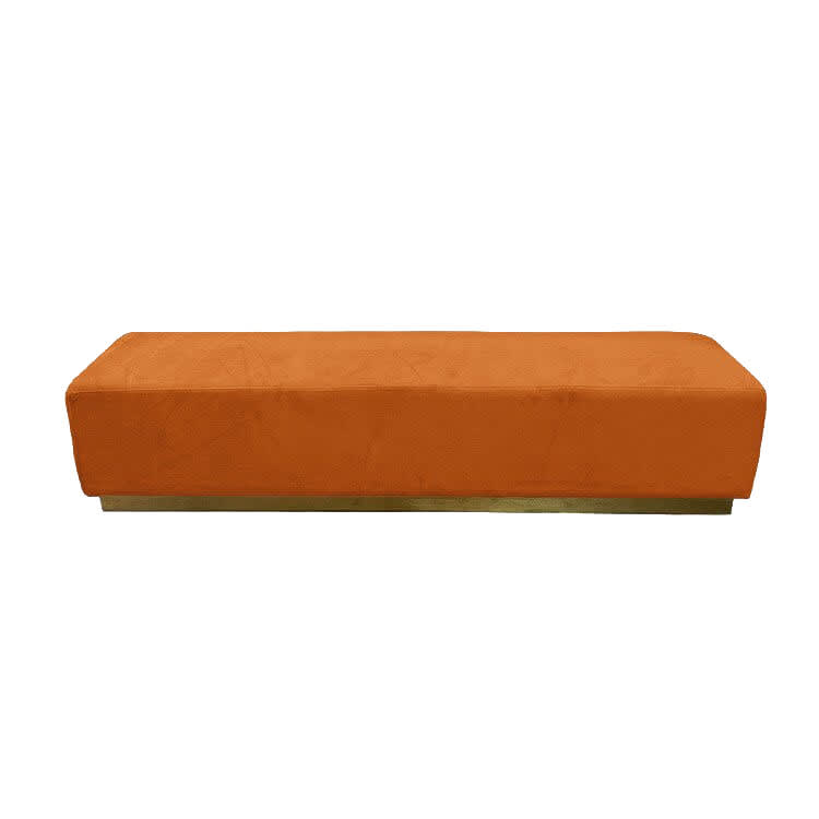 Colette Continental Bench - Rust