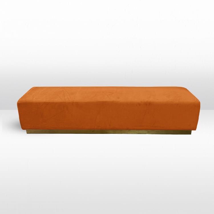 Colette Continental Bench - Rust view 2