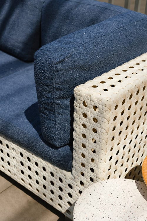 Montauk Sofa - Sapphire view 2