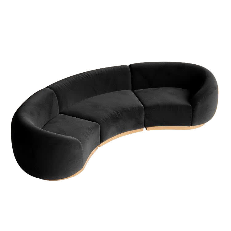 Cascade Arc Sofa - Black