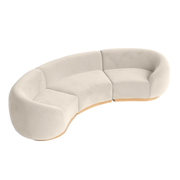 Cascade Arc Sofa - Ivory