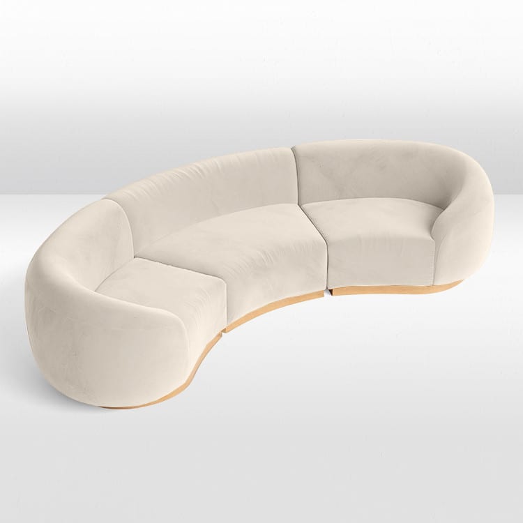 Cascade Arc Sofa - Ivory view 12
