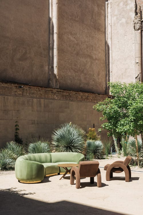 Cascade Arc Sofa - Moss view 6
