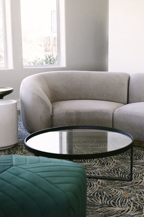 Cascade Arc Sofa - Pewter view 4