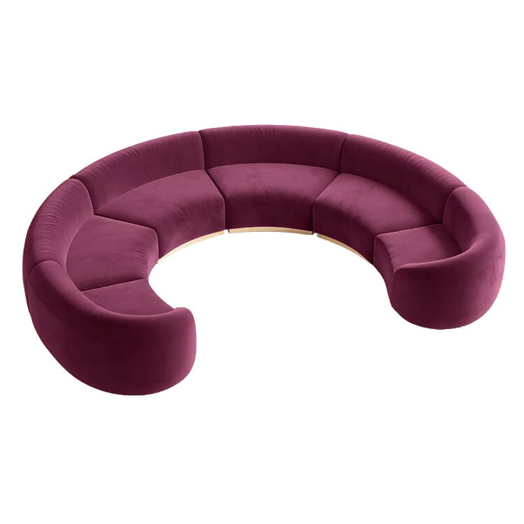 Cascade Eclipse Sofa - Berry