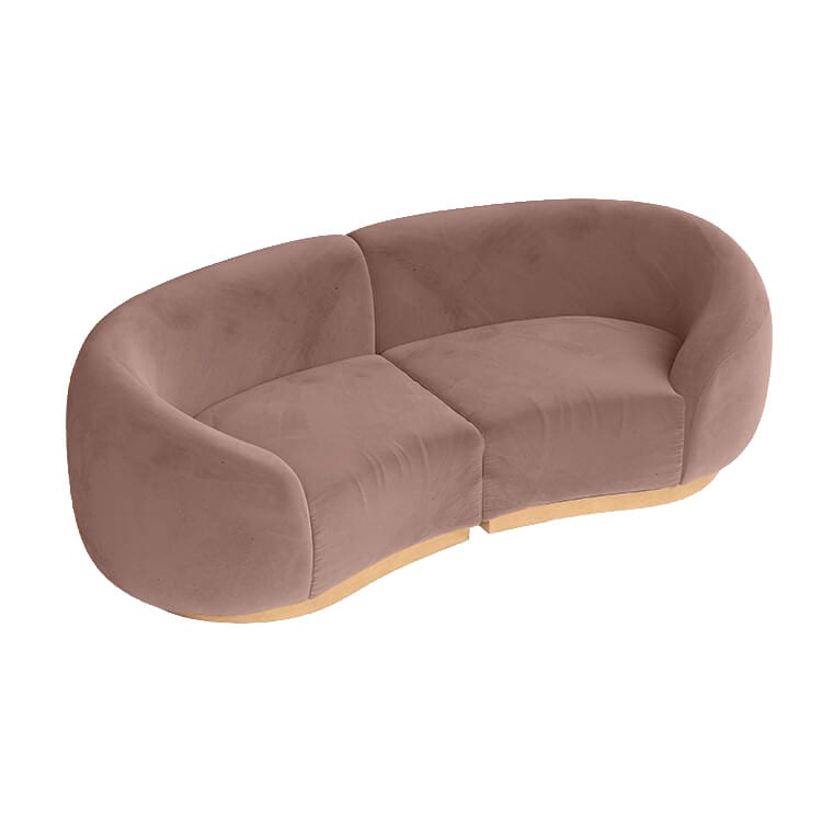 Cascade Loveseat - Blush