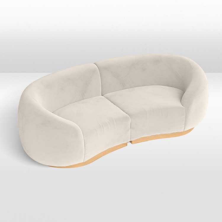 Cascade Loveseat - Ivory view 4