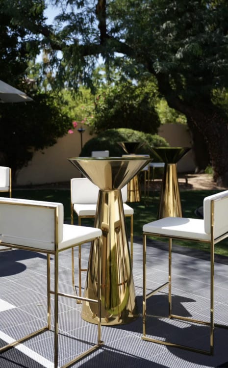 Royalty Cocktail Table - Gold view 7