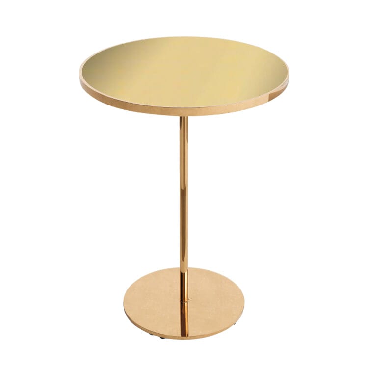 Virtu Gold Cocktail Table / Gold Mirror Top