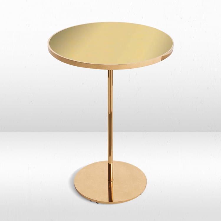 Virtu Gold Cocktail Table / Gold Mirror Top view 2