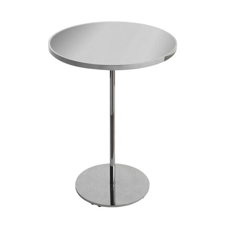 Virtu Silver Cocktail Table / Silver Mirror Top
