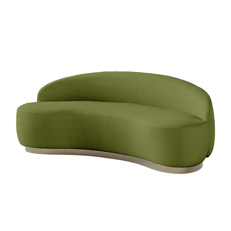 Coco Boucle Sofa - Moss