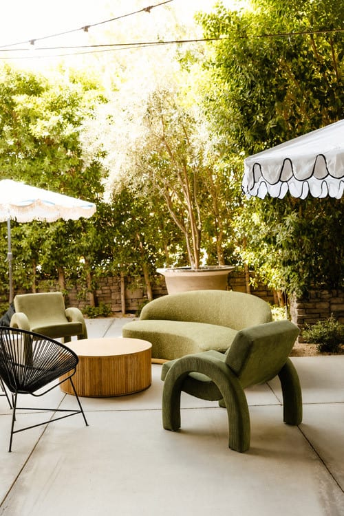 Coco Boucle Sofa - Moss view 5