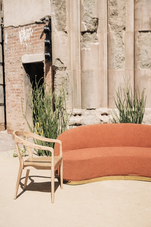 Coco Boucle Sofa - Rust view 3