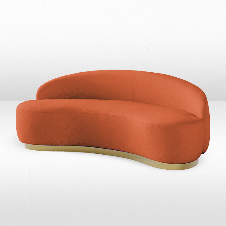 Coco Boucle Sofa - Rust view 7