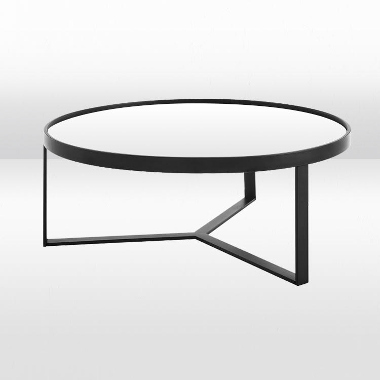 Baylor Coffee Table Black / White Top view 2