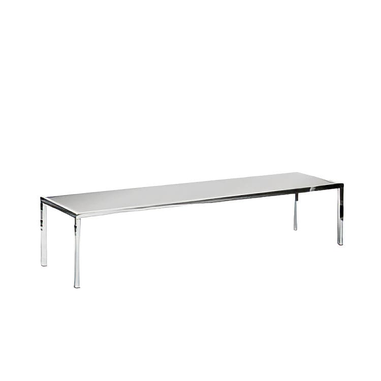 Bentley Coffee Table - Silver Frame / Silver Mirror Top