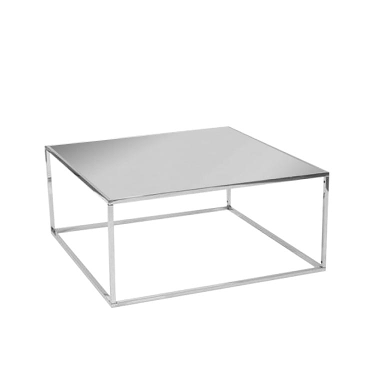 Carlton Silver Coffee Table / Silver Mirror Top