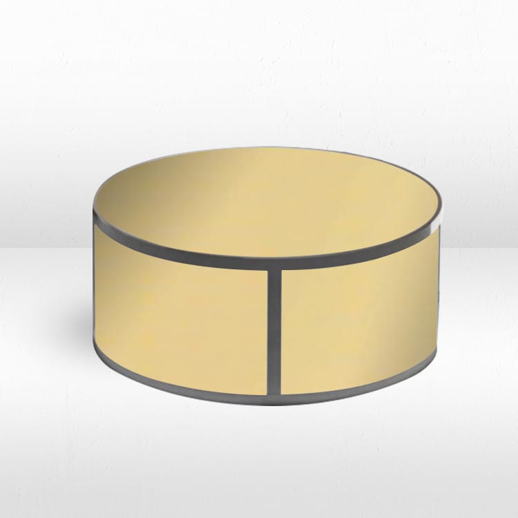 Dexter Coffee Table / Gold Mirror Inserts view 2