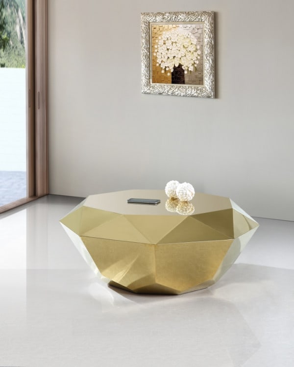 Diamond Gold Coffee Table view 2