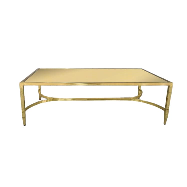 Diana Gold Coffee Table / Gold Mirror Top