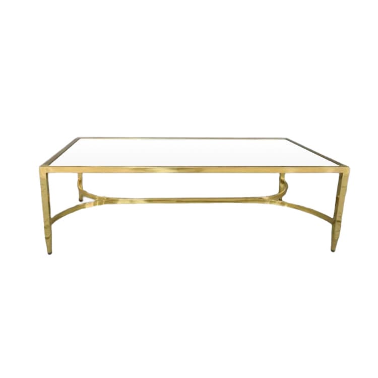 Diana Gold Coffee Table / White Top