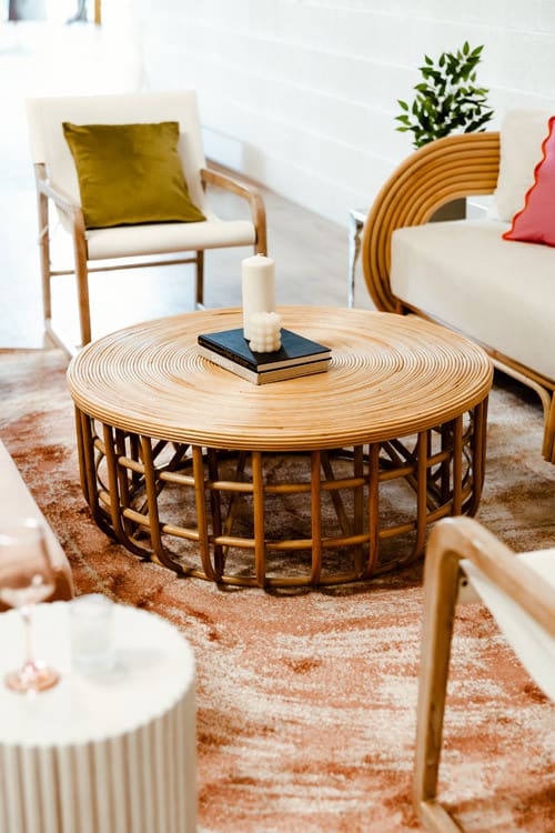 Luka Rattan Coffee Table view 5