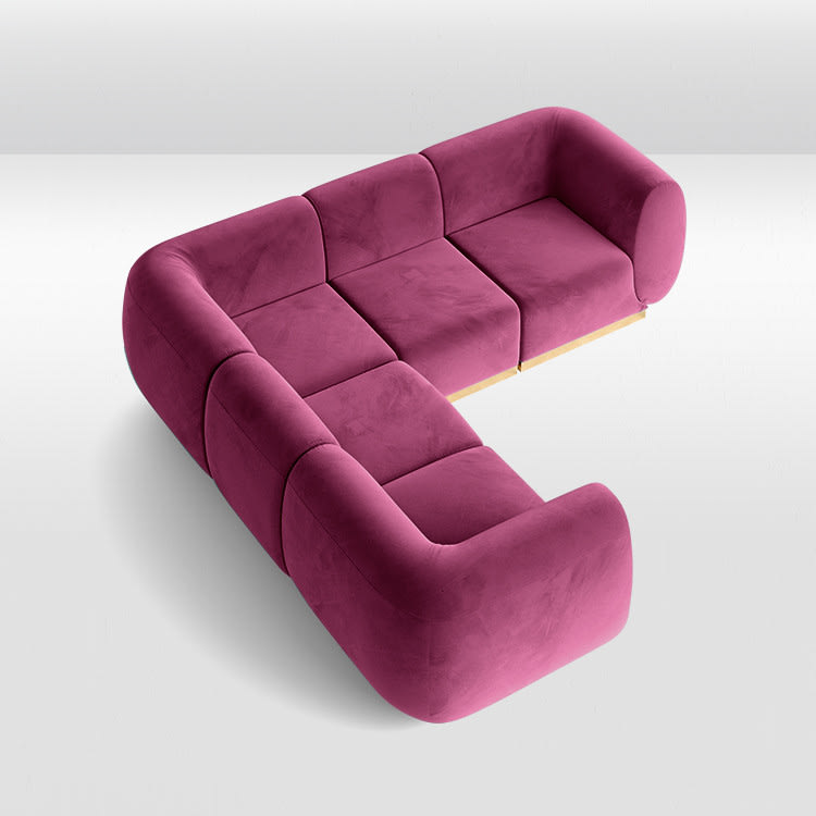 Colette L Sofa - Berry view 2