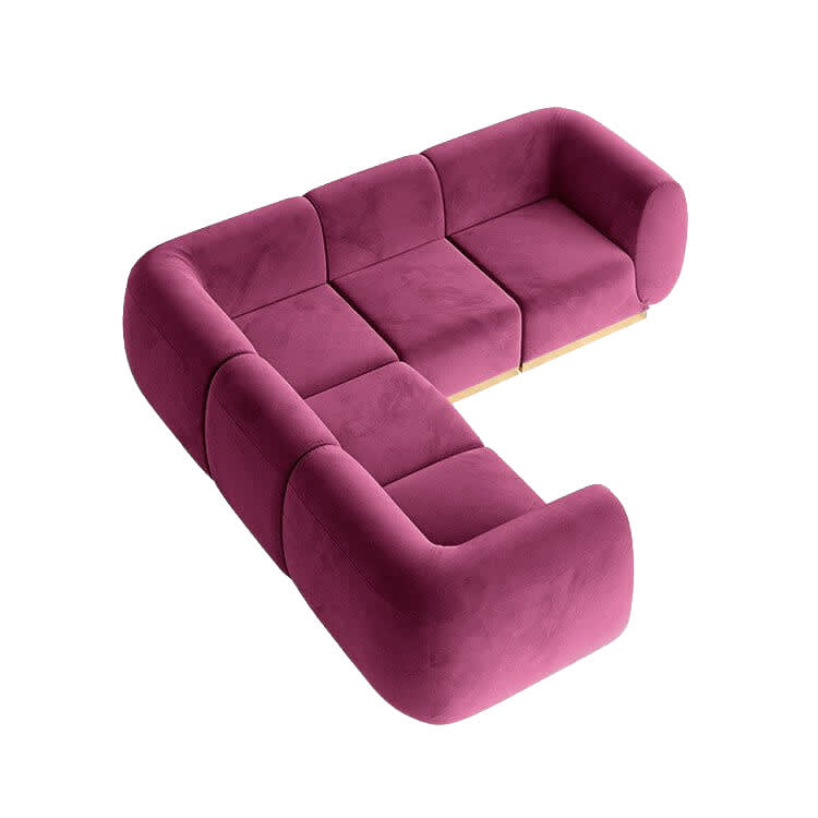 Colette L Sofa - Berry